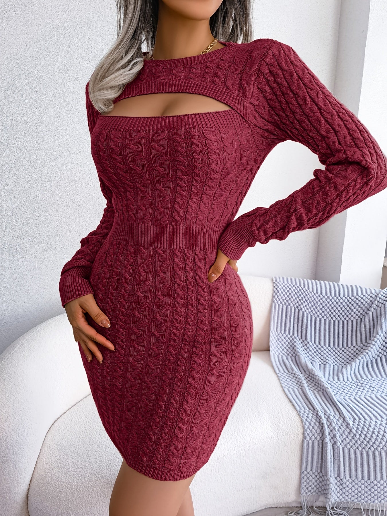 LuxeRib Keyhole Dress