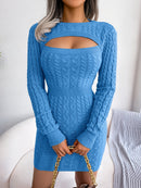LuxeRib Keyhole Dress