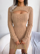 LuxeRib Keyhole Dress