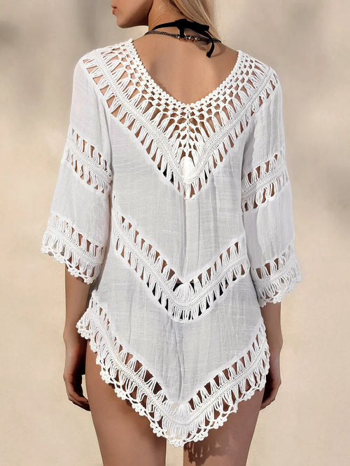 Crochet Hollow Beach Dress
