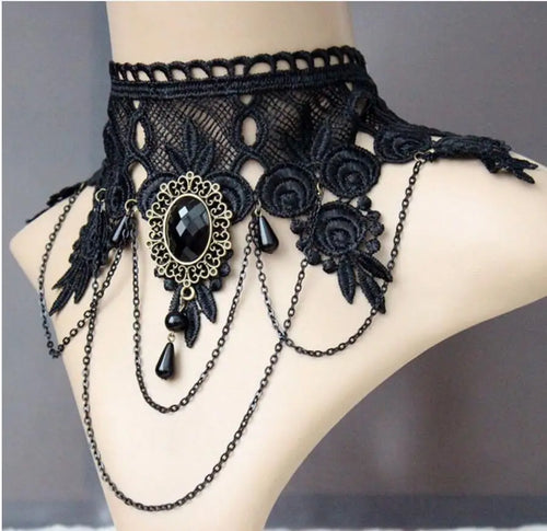 Elegant Rhinestone Choker Necklace
