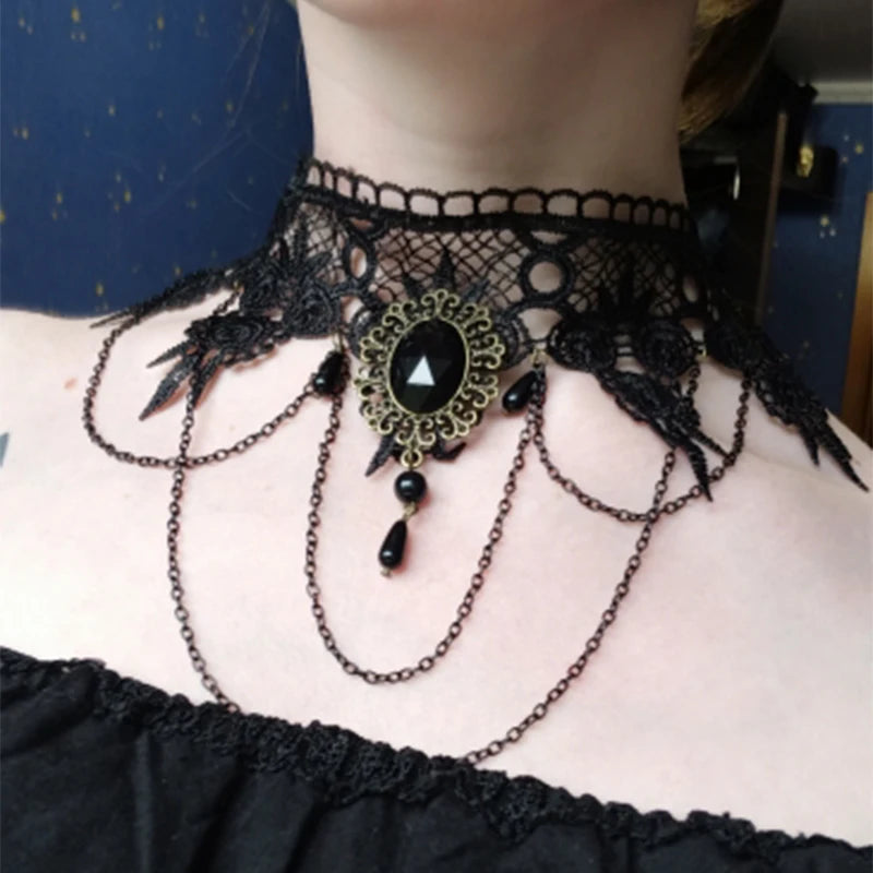 Elegant Rhinestone Choker Necklace