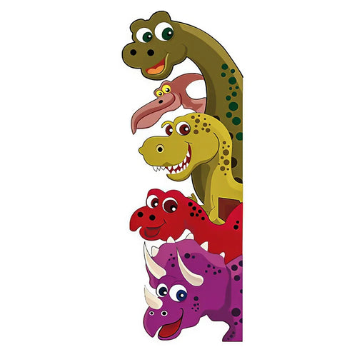 Funny Probe Dinosaur Wall Decals Short Eye Catching Kids Bedroom Living Room Children Nursery Mural Wall Art Behind The Door Stickers