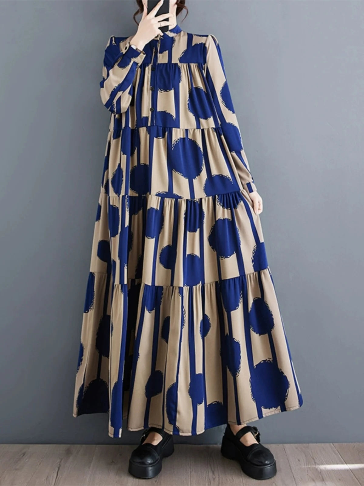 Polka Dot Lantern Dress
