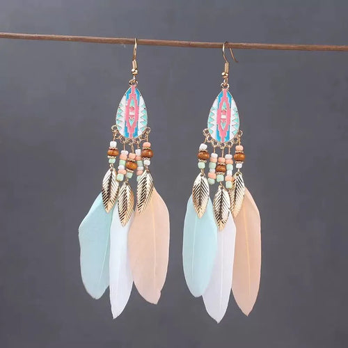 Flower Enamel Earrings