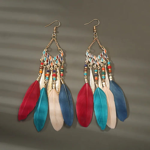 Flower Enamel Earrings