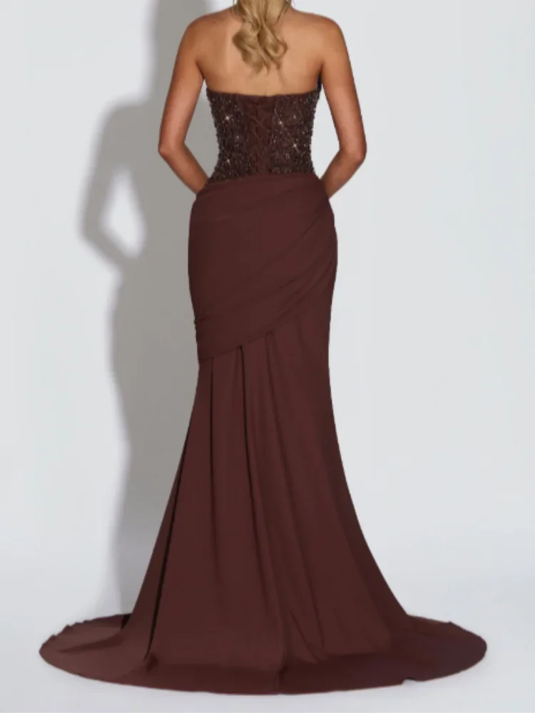 Sequin Halter Maxi Dress