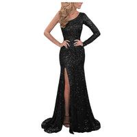One-Shoulder Sequin Dress