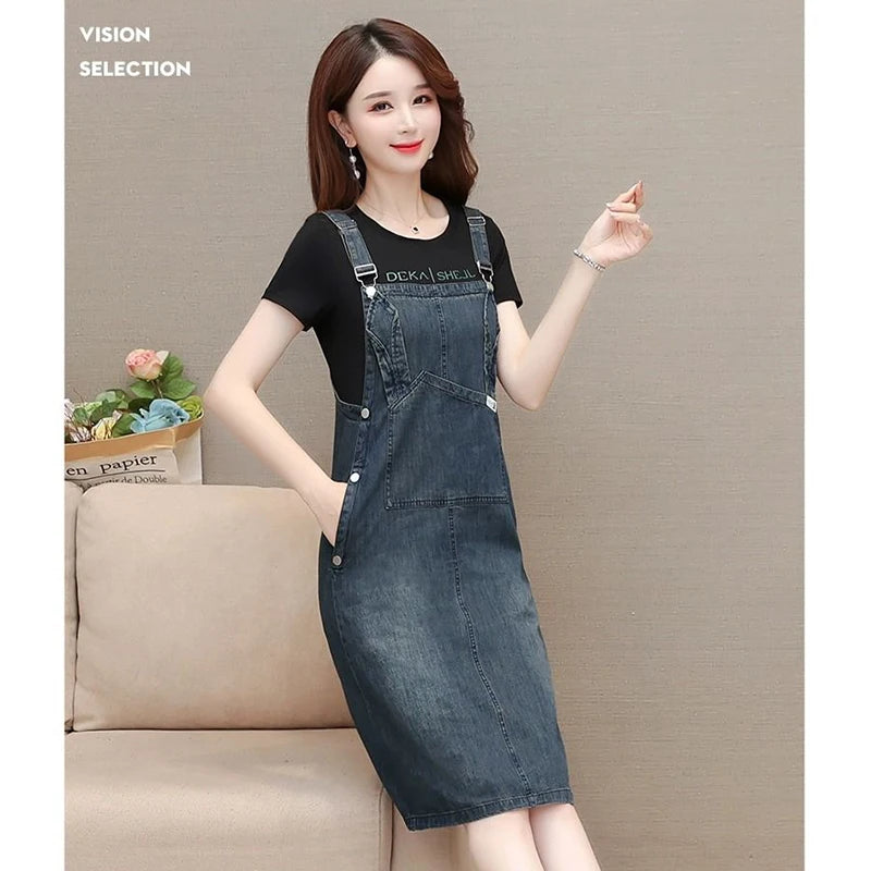 Plus Size Denim Dress