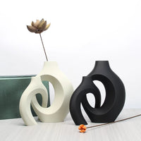 Bohemian Dry Vases Set of Hug Dry Vase Home Décor Office Entryway Ornaments Short Eye Catching Figurines Miniatures