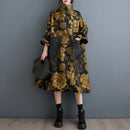 Embroidered A-Line Dress