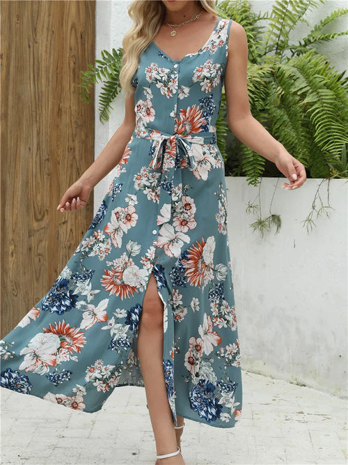 Floral Bandage Summer Dress