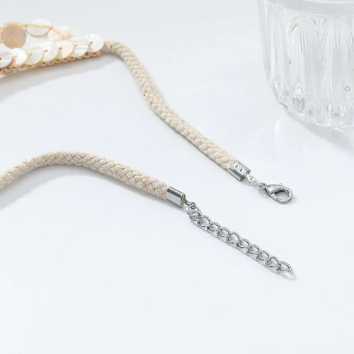 Layered Shell Tassel Necklace