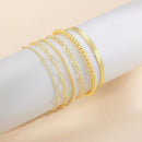 Gold Stackable Bracelets