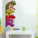 Funny Probe Dinosaur Wall Decals Short Eye Catching Kids Bedroom Living Room Children Nursery Mural Wall Art Behind The Door Stickers