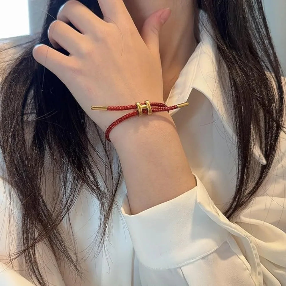 Adjustable Gold Charm Bracelet