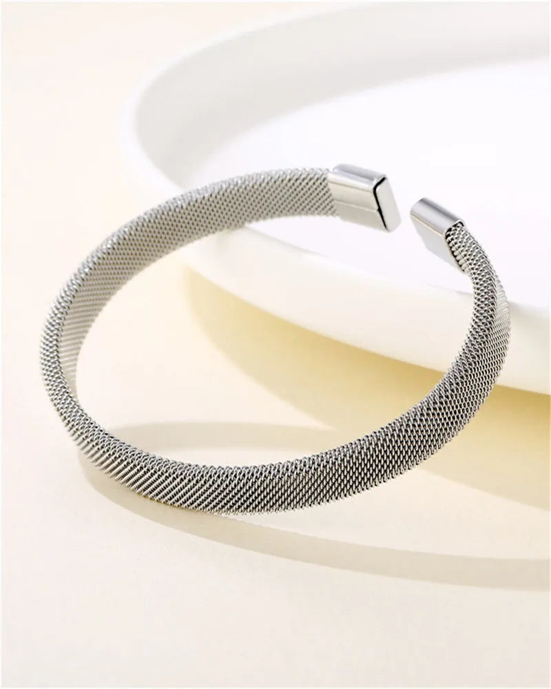 Stainless Steel Cuff Bracelet
