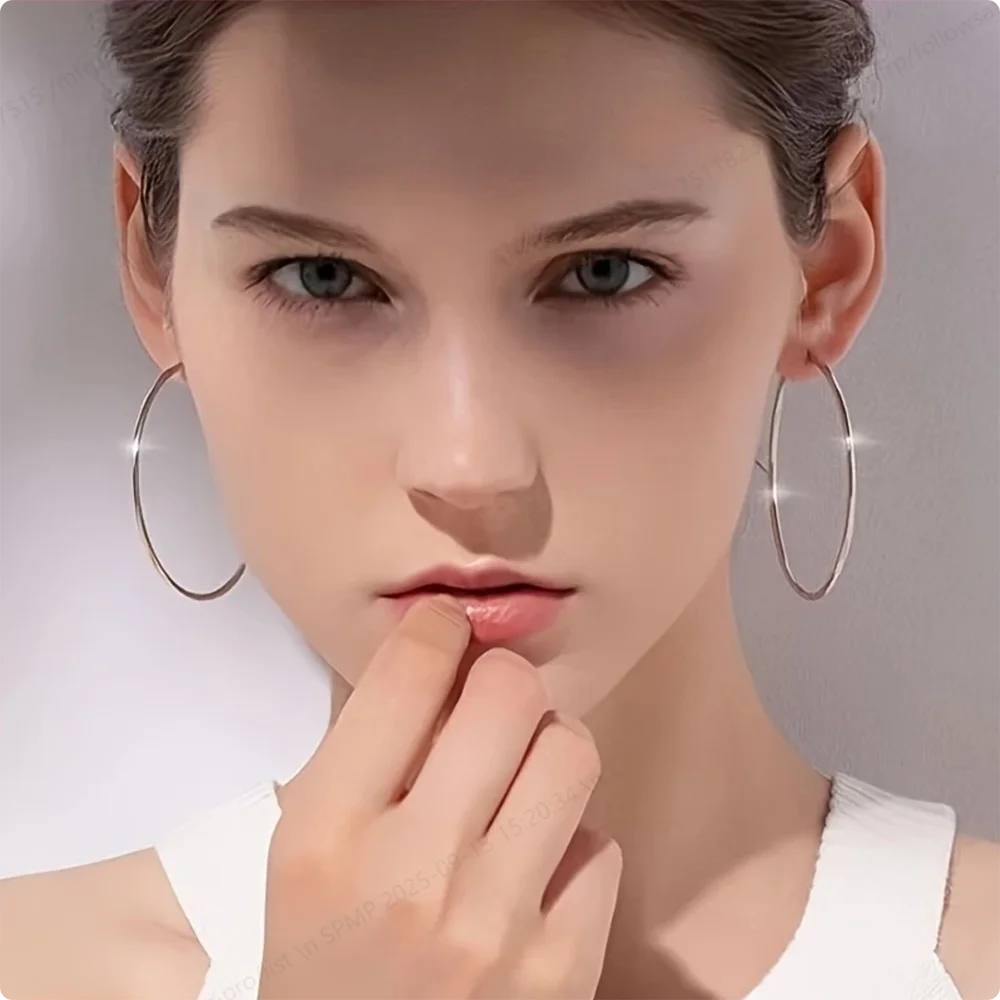 Sterling Silver Hoop Earrings