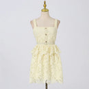 Embroidery Lace Party Dress