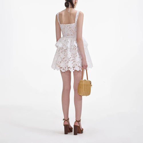 Embroidery Lace Party Dress