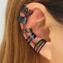 Elegant Silver Ear Cuffs
