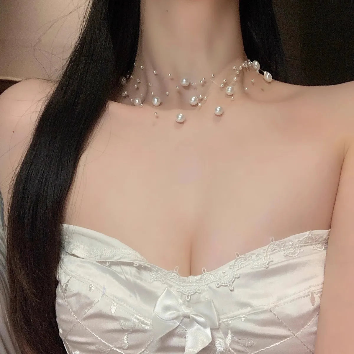 Multi-Layer Pearl Necklace
