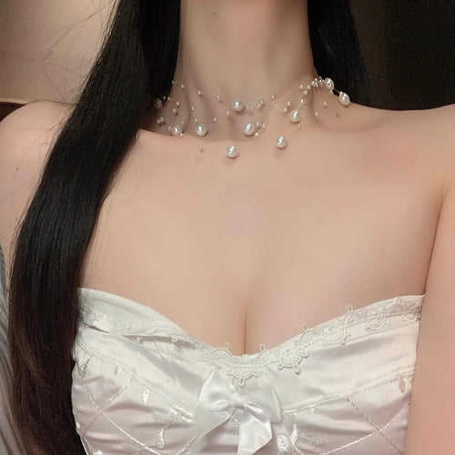 Multi-Layer Pearl Necklace