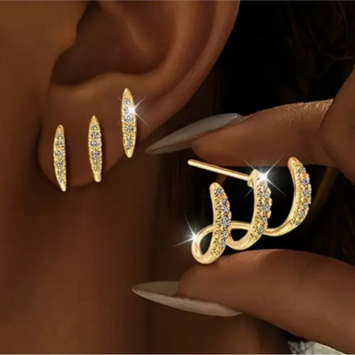 Claw Stud Earrings