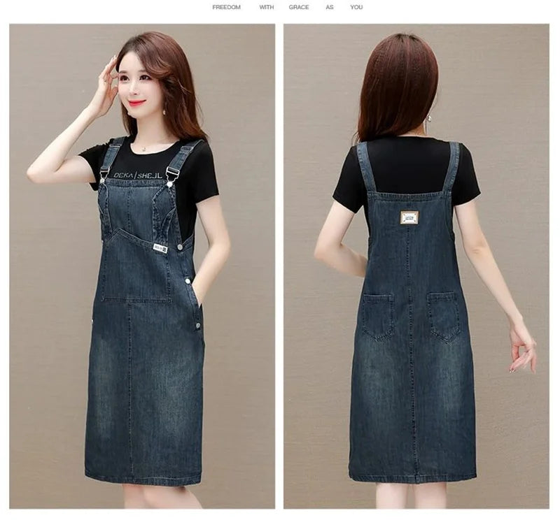 Plus Size Denim Dress