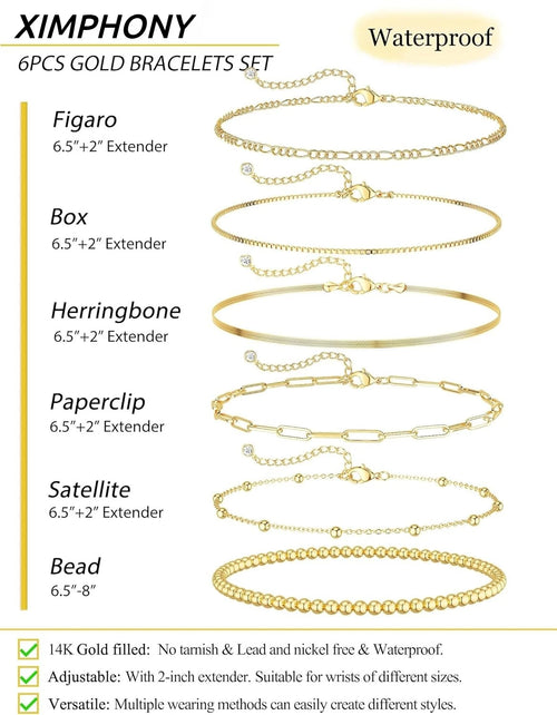 Gold Stackable Bracelets