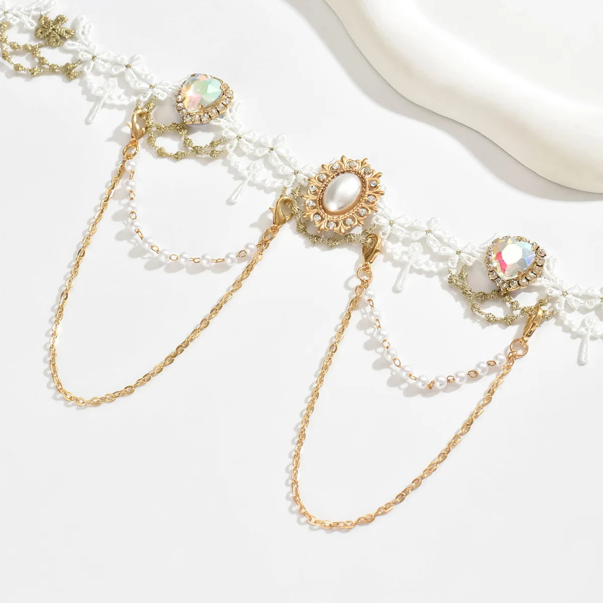Lolita Lace Pearl Necklace
