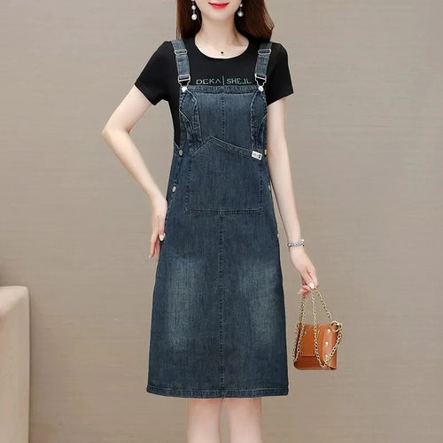 Plus Size Denim Dress