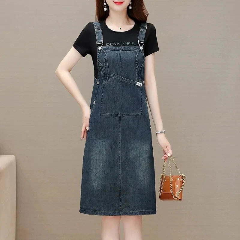 Plus Size Denim Dress