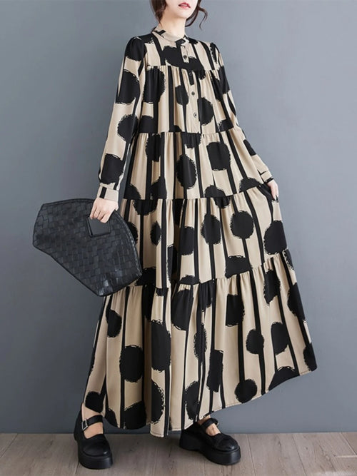 Polka Dot Lantern Dress