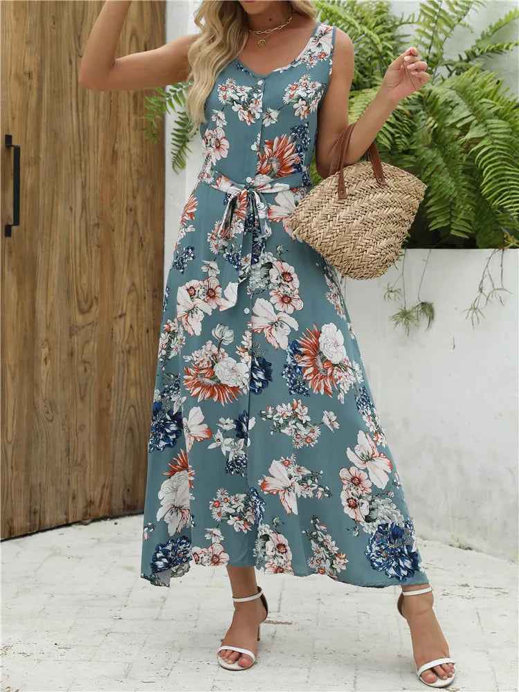 Floral Bandage Summer Dress