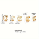 Elegant Silver Ear Cuffs