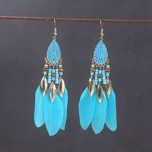 Flower Enamel Earrings