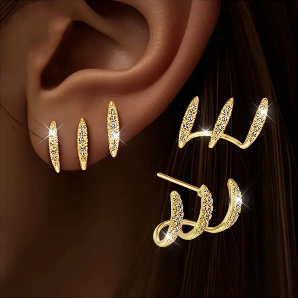 Claw Stud Earrings