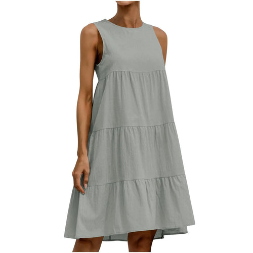 Summer Cotton Swing Dress