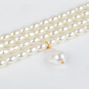 Irregular Pearl Choker Necklace