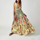 Boho Smocked Summer Dress