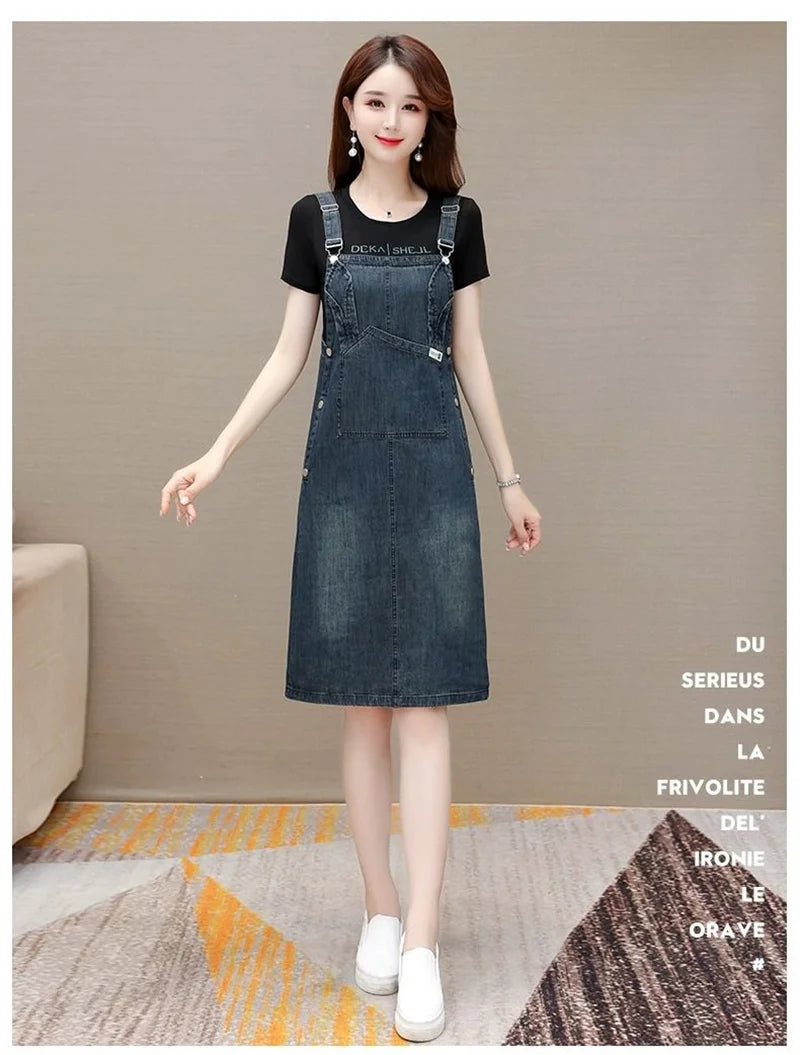 Plus Size Denim Dress