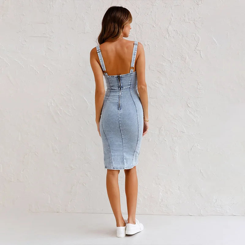 DenimDare Devil Dress