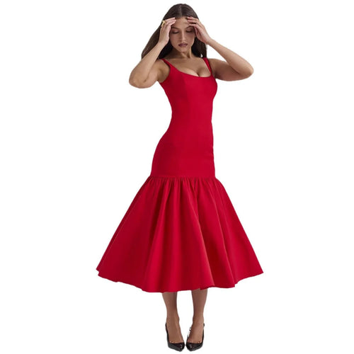 Trendy Hollow Maxi Dress