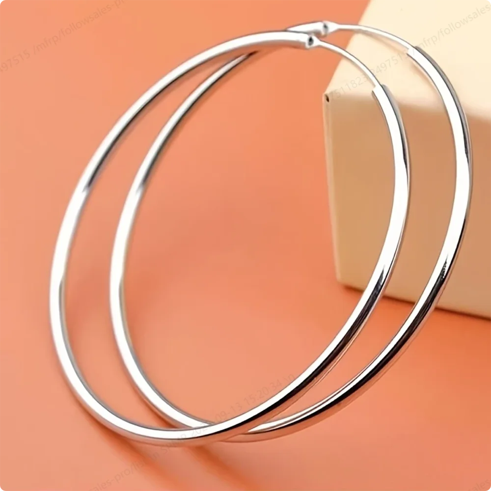 Sterling Silver Hoop Earrings