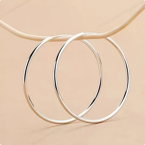 Sterling Silver Hoop Earrings