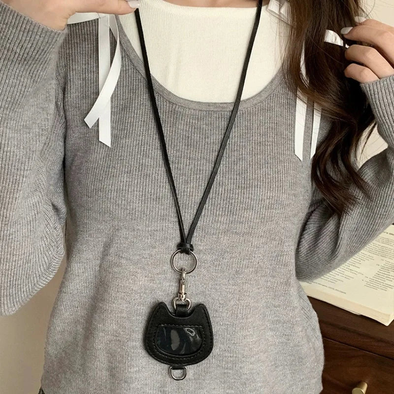Wine Red Flower Necklace