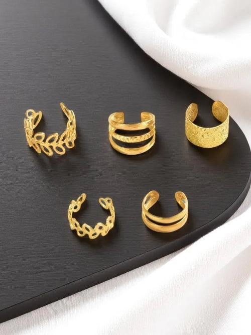 Elegant Silver Ear Cuffs