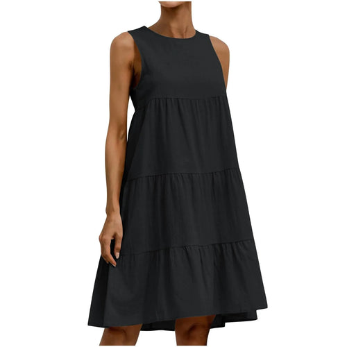 Summer Cotton Swing Dress