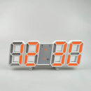 3D LED Alarm Clock Date/Temperature Display for Home Kitchen Office Garden Wall Clock Times Digital Decor